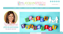 Desktop Screenshot of msjocelynspeech.com